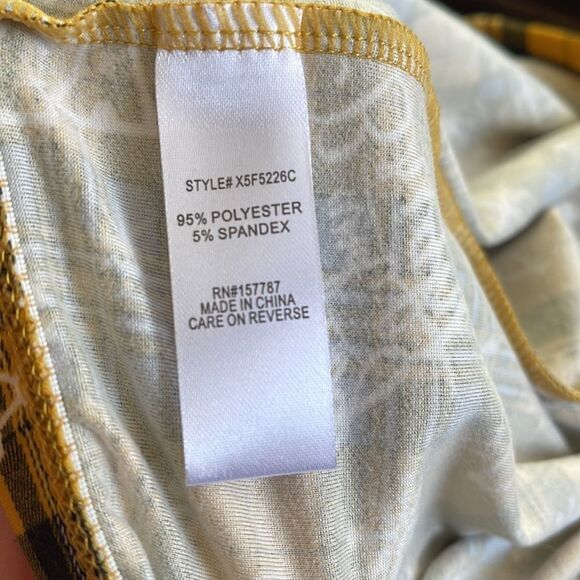 Full Circle Trends Merry and Bright plaid Christmas lounge pants snow NEW NWT 2X - Picture 8 of 12